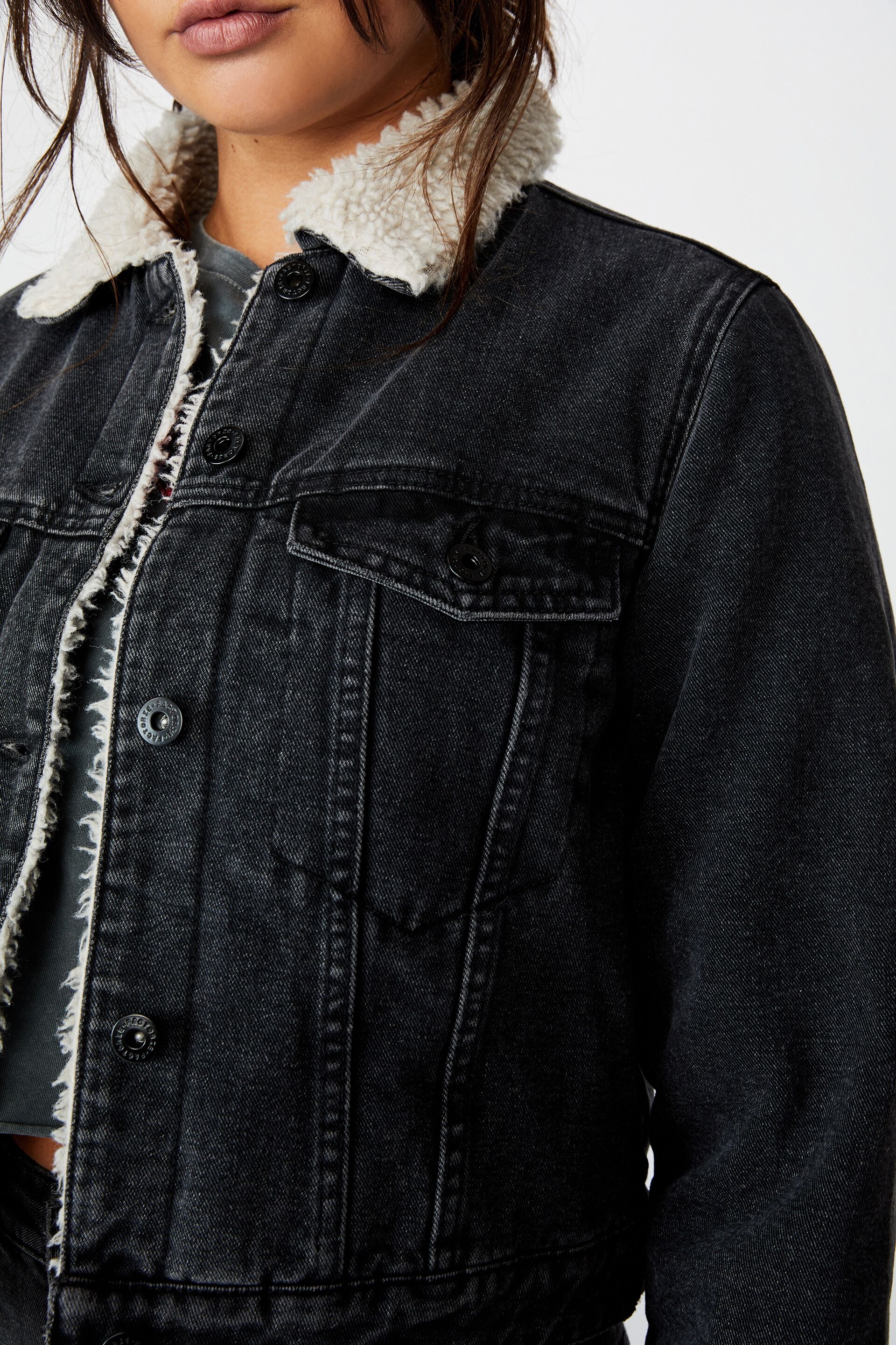 Shopping \u003efactorie sherpa jacket big 