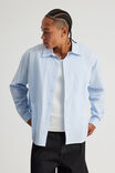 Authentics Long Sleeve Shirt, AUTHENTICS PALE BLUE PINSTRIPE - alternate image 1