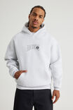 Nfl Hoodie, LCN NFL SILVER MARLE/RAIDERS OUTLINE - example image 1