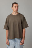 Boxy Cropped Tshirt, WASHED CEDAR - alternate image 1