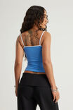 Snatched Cami, TRANQUIL BLUE/WHITE - example image 3