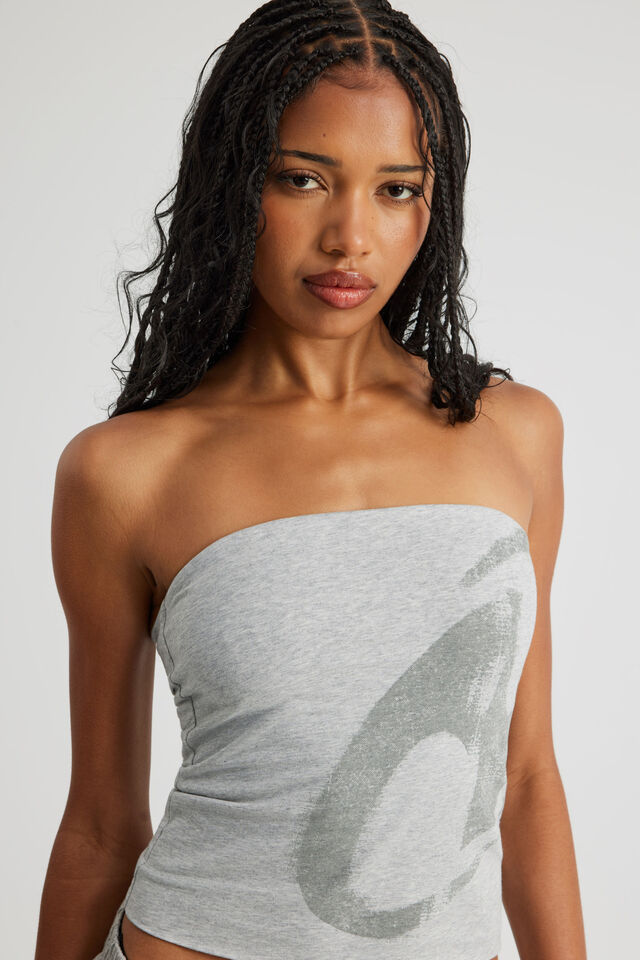 Graphic Bandeau, GREY MARLE/NTN