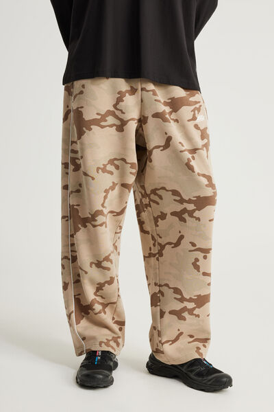 Barrel Leg Track Pant, OG MUTED CAMO