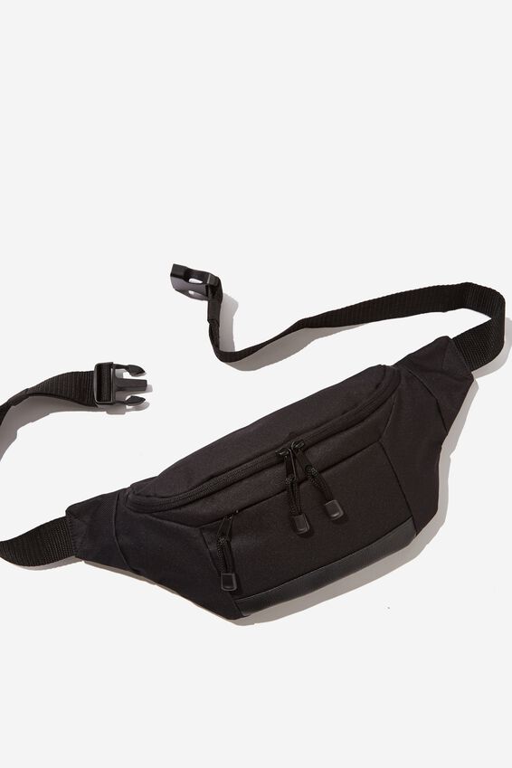 Square Sling Bag, BLACK