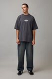 Heavy Weight Box Fit Graphic Tshirt, HH WASHED BLACK/HALF HALF WORLDWIDE - alternate image 2