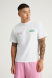 Half Half Heavyweight Core Fit Tshirt, HH WHITE/STACKER - example image 2