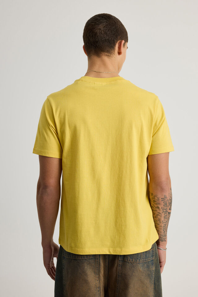 Slim Fit Music Merch Tshirt, LCN MT SMASHING PUMPKINS MUSTARD/MUZZLE