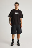 Box Fit Nfl Tshirt, LCN NFL BLACK/RAIDERS TEXT - alternate image 2
