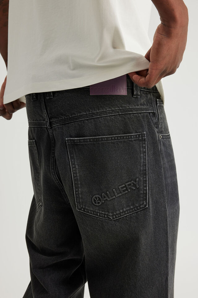 Open Gallery Baggy Jean, BLACK ASH