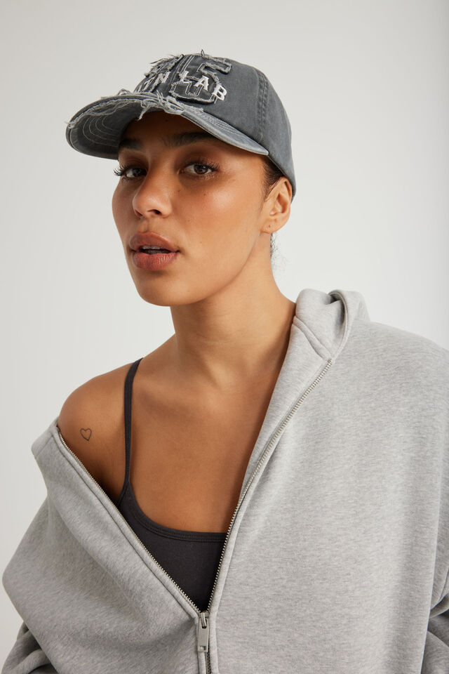 Notion Girls Lab 75 Dad Cap, NOTION BLK W APP AND EMB