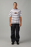 Keith Haring Essential T Shirt, LCN KEI NAVY STRIPE/KEITH HARING - alternate image 2