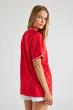 V Neck Sports Jersey, POST BOX RED/NYC - alternate image 3