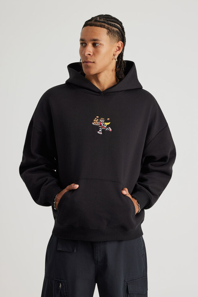 Mcdonald S Hoodie, LCN MCD BLACK/HAMBURGLER