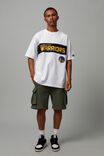Oversized Nba Panelled T Shirt, LCN NBA WHITE PANEL/GOLDEN STATE WARRIORS - alternate image 4