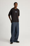 Half Half El Grande Baggy Jean, CLEAN RAW PINSTRIPE - alternate image 2