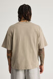 Authentics Heavy Weight Box Fit Tshirt, SUNBLEACHED KHAKI - alternate image 3