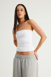 Snatched Bandeau, WHITE - example image 1