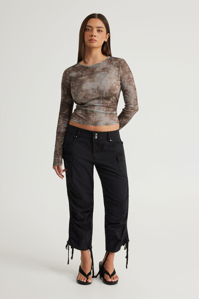 Gwen 3/4 Pants, NIGHT OPS BLACK