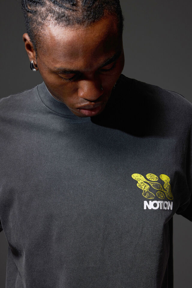 Notion Vintage Graphic Tshirt, NTN WASHED BLACK/OBLIVION