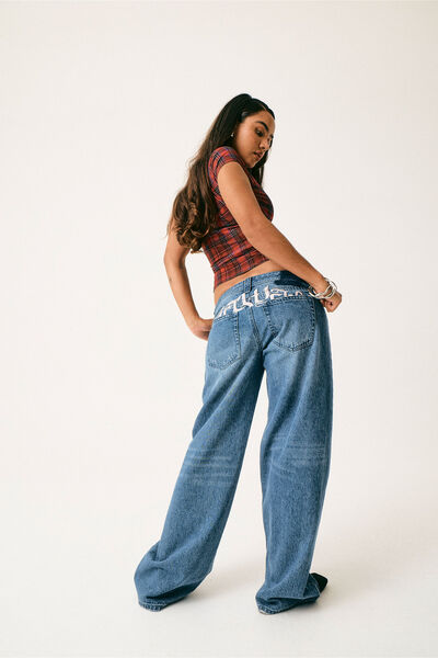 Luca Low Rise Jean, ECLIPSE WORN VINTAGE