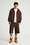 Authentics Baggy Track Short, WALNUT - example image 2