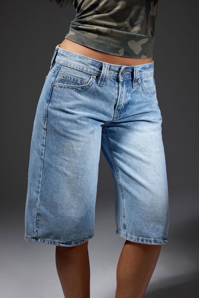 Luca Low Rise Jort, ELECTRIC BLUE