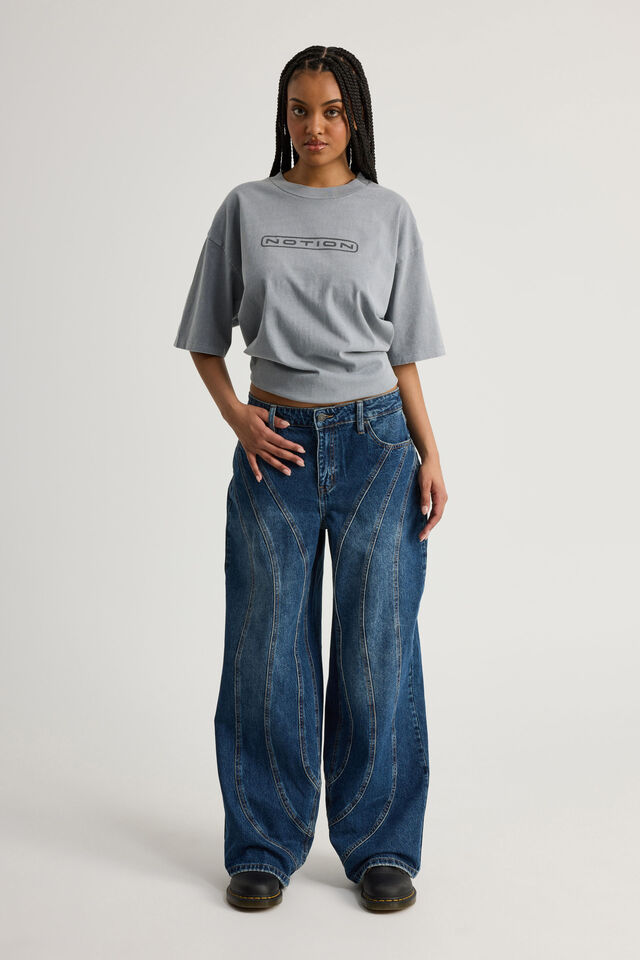 Jagger Baggy Jean, DEEP BLUE