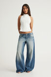 Open Back Halter Shirt, CLOUD - example image 2