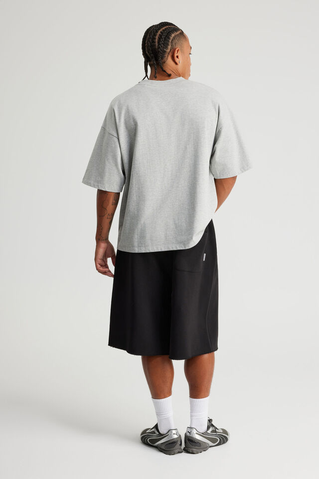 Authentics Baggy Track Short, BLACK