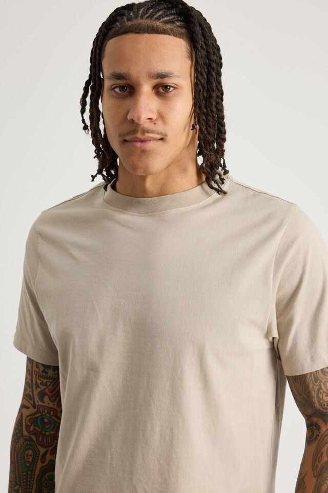 Authentics Slim Fit Tshirt, SUNBLEACHED KHAKI
