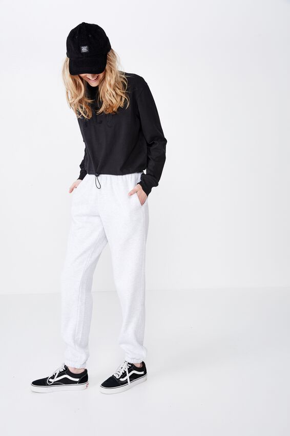 Classic Trackpant, SILVER MARLE