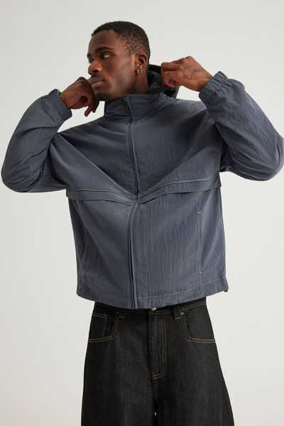Authentics Spray Jacket, GREY RIP STOP