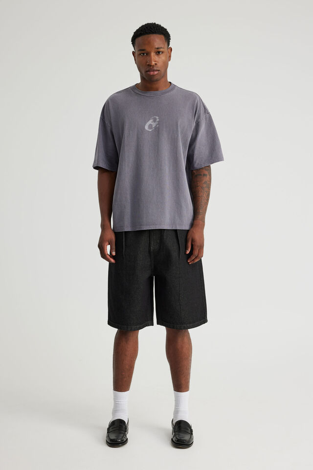 Notion Vintage Graphic Tshirt, NTN WASHED WINTER PLUM/ONE INDUSTRY