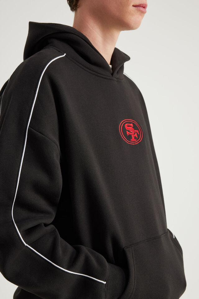 Nfl Hoodie, LCN NFL BLACK/49ERS