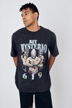 Oversized Wwe Graphic T Shirt, LCN WWE ACID BLACK/MYSTERIO HOMAGE