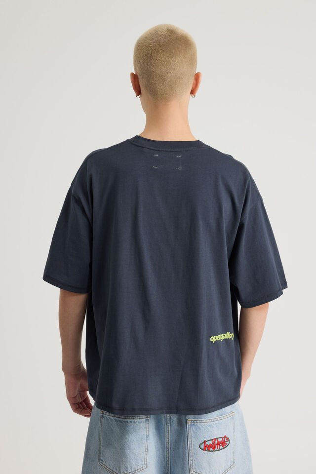 Open Gallery Box Fit Tshirt, OG SEAL/OPEN GALLERY LOGO