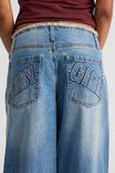 Mid Rise Baggy Jean, MOSH TINT BLUE_BABY GIRL - alternate image 4