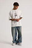 Heavy Weight Music Merch T Shirt, LCN BRA TUPAC CLOUD/SIGNATURE PHOTO - alternate image 2