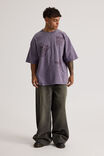 Notion Vintage Box Fit Graphic Tshirt, NTN PURPLE DOVE/SOLO - alternate image 2