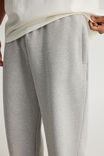Baggy Cuffed Trackpant, GREY MARLE - alternate image 4