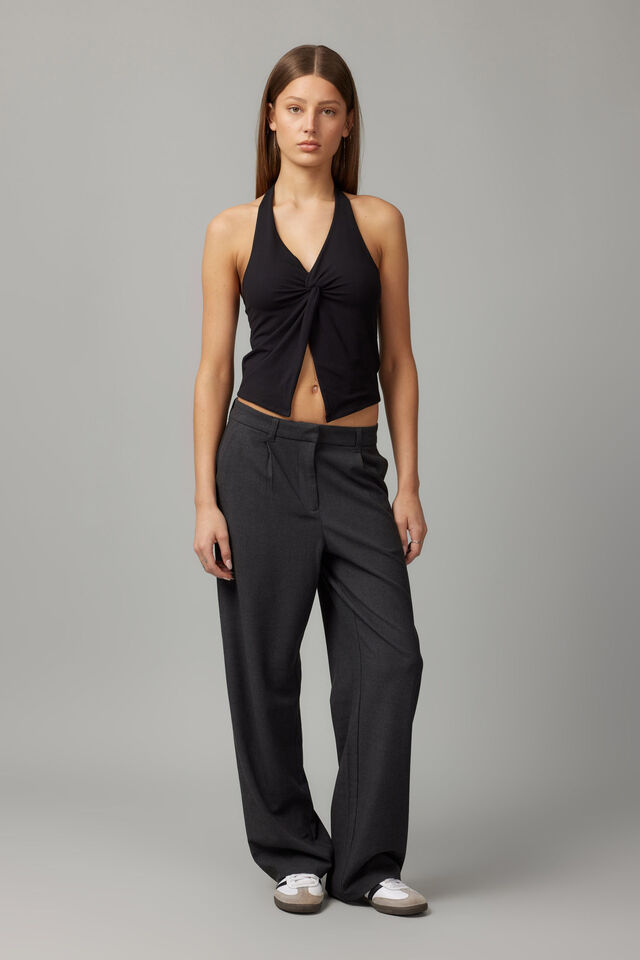 Tess Trouser Pant, CHARCOAL