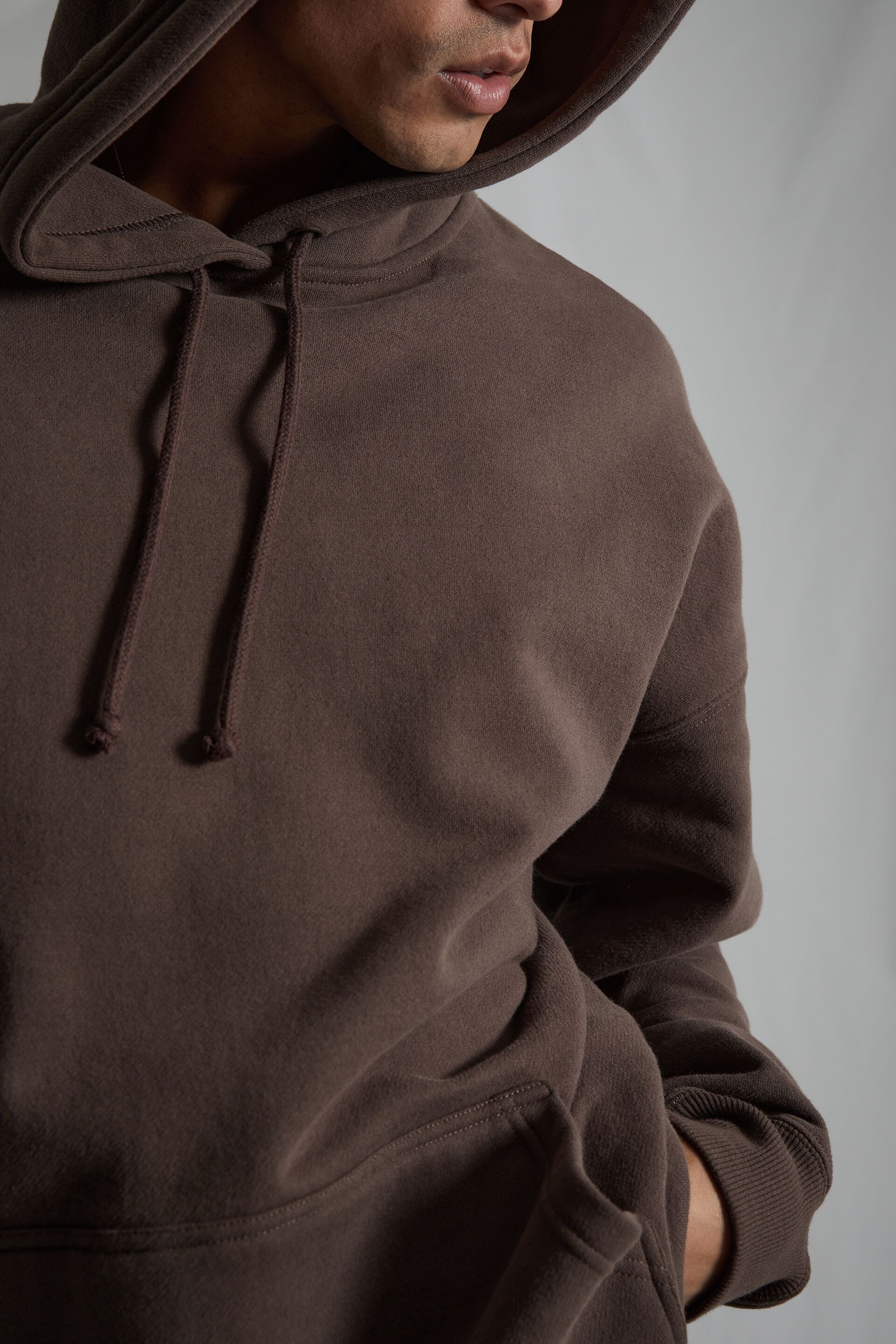 brown hoodie mens