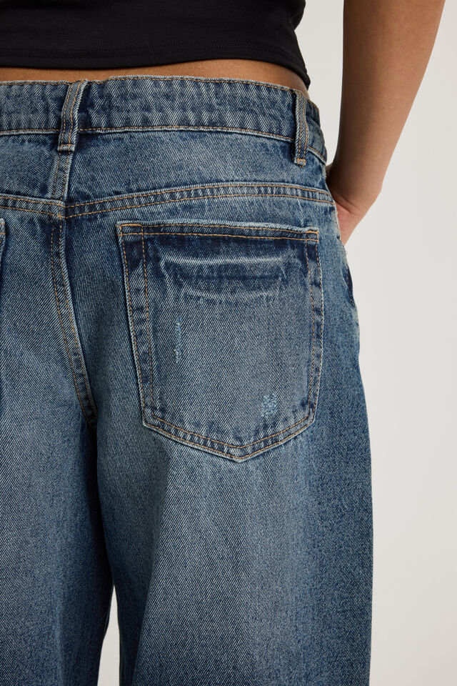 Mid Rise Baggy Jean, CLOUDY BLUE