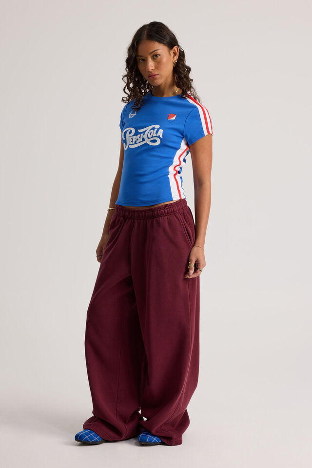 Lcn Pepsi Fitted Graphic Tee, LCN PEP BLUE/PEPSI COLA