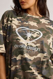 Oversized Graphic Tee, WASHED TRAD CAMO/AWAKE - alternate image 4