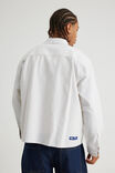 Open Gallery Boxy Cropped Long Sleeve Shirt, OG CLOUD STRIPE / CORPORATE BLUE GALLERY - alternate image 3