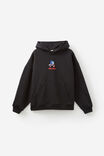Sonic X Half Half Hoodie, LCN SEG BLACK/PIXEL SONIC - alternate image 1