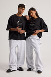 Open Gallery Vintage Heavyweight Cropped Tshirt, OG BLACK/INTERCONTINENTAL AESTHETICS - alternate image 2