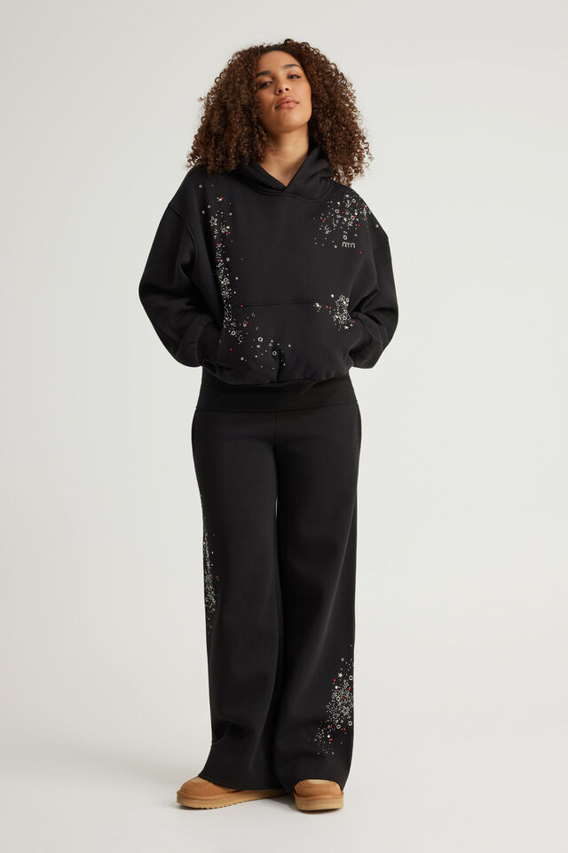 Notion Boxy Hoodie, NTN BLACK/MYSTIC MADNESS