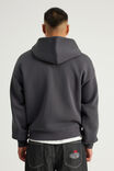 Authentics Boxy Zip Thru Hoodie, SLATE - example image 3